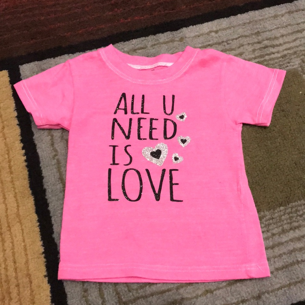 Small change pink T-shirt 6-12m